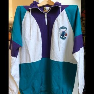 Vintage Never Worn Charlotte Hornets Pullover Jacket